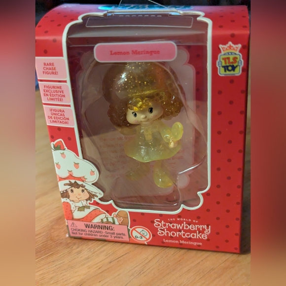 Strawberry Shortcake Cheebee Doll Lemon Meringue Glitter RARE Chase - Picture 1 of 5